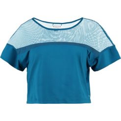 Reebok Koszulka sportowa turquoise. Niebieskie t-shirty damskie marki Reebok, xl, z elastanu. W wyprzedaży za 125,30 zł.