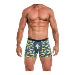Bokserki Stay Strong 280/172. Niebieskie bokserki męskie Cornette, z napisami. Za 37,90 zł.