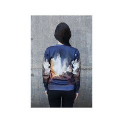 Bluza Space Phone. Szare bluzy męskie rozpinane Bahabay, l, z nadrukiem, z bawełny. Za 125,30 zł.