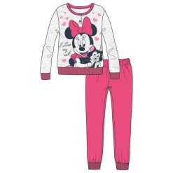 Disney By Arnetta Piżama Dziewczęca Minnie 128 Różowy. Różowe piżamy dziewczęce Disney By Arnetta, z motywem z bajki, bez rękawów. Za 45,00 zł.