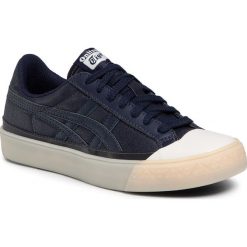 Tenisówki ONITSUKA TIGER - Fabre Classic Lo 1183A717 Mako Blue/Mako Blue 400. Niebieskie półbuty damskie Onitsuka Tiger, bez wzorów, ze skóry, bez zapięcia. W wyprzedaży za 279,00 zł.