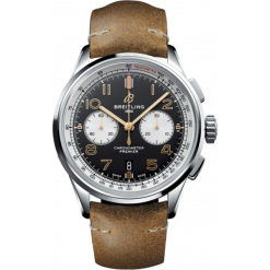 BREITLING ZEGAREK PREMIER AB0118A21B1X1. Szare zegarki męskie BREITLING, srebrne. Za 35190,00 zł.