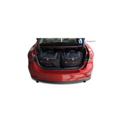 MAZDA 6 SEDAN, 2012- TORBY DO BAGAŻNIKA 5 SZT KJUST - 7026004. Brązowe torby podróżne KJUST, bez wzorów. Za 1299,00 zł.