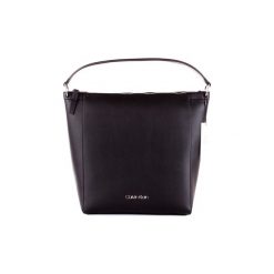 Torebki do ręki Calvin Klein Jeans K60K605040. Czarne torebki klasyczne damskie Calvin Klein Jeans, bez wzorów, z jeansu, do ręki, bez dodatków. Za 618,89 zł.