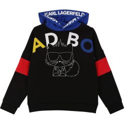 Karl Lagerfeld - Bluza dziecięca 114-150 cm. Bluzy chłopięce KARL LAGERFELD, bez wzorów, z bawełny, bez rękawów, z kapturem. Za 389,90 zł.