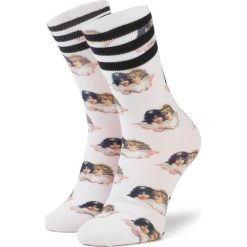 Skarpety Wysokie Unisex adidas - Fiorucci Sock EI9912 Ftwwht/Cblack/Multco. Białe skarpetki damskie Adidas, bez wzorów, z elastanu. Za 49,95 zł.