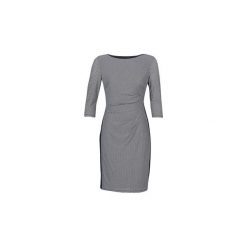 Sukienki krótkie Lauren Ralph Lauren KAROL. Czarne sukienki damskie Lauren Ralph Lauren, bez wzorów, bez kołnierzyka, z krótkim rękawem, krótkie, mini. Za 789,00 zł.
