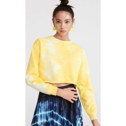Bluza z motywem tie-dye - Żółty. Żółte bluzy damskie Reserved, s, bez wzorów, bez rękawów, bez kaptura. Za 89,99 zł.