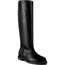 Buty zimowe damskie: Oficerki TRUSSARDI JEANS – 79A00101 K299
