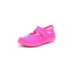 Superfit Girls Kapcie Bonny pink - Gr.Moda (2 - 6 lat). Różowe buciki niemowlęce Superfit, z bawełny, bez zapięcia. Za 99,00 zł.