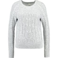 Swetry klasyczne damskie: GAP CABLE Sweter light grey marle