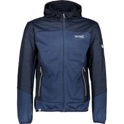 Kurtka polarowa "Haska Hybrid" w kolorze niebieskim. Niebieskie bluzy męskie xxl, z polaru, z kapturem. W wyprzedaży za 129,95 zł.