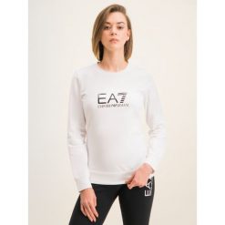 Bluza EA7 Emporio Armani 8NTM39 TJ31Z 0102. Białe bluzy damskie EA7 Emporio Armani, l, bez wzorów, z elastanu, bez rękawów, bez kaptura. W wyprzedaży za 339,00 zł.