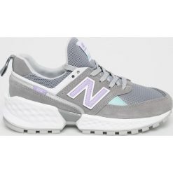 New Balance - Buty WS574PRC. Szare buty sportowe damskie New Balance, bez wzorów, ze skóry, sportowe. W wyprzedaży za 269,90 zł.