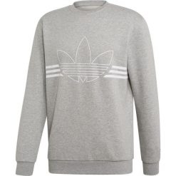 Bluza męska adidas Originals ED4686. Szare bluzy męskie Adidas, m, w paski, z bawełny, klasyczne. Za 189,00 zł.