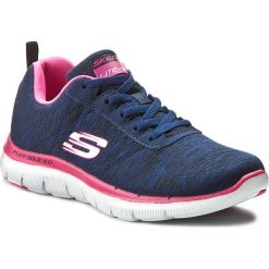 Buty SKECHERS - Flex Appeal 2.0 12753/NVPK Navy/Pink. Niebieskie buty sportowe damskie Skechers, z materiału, eleganckie. W wyprzedaży za 209,00 zł.