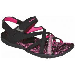 Loap Sandały Damskie Caipa Black/Magenta 37. Różowe sandały damskie Loap, bez wzorów, sportowe, bez obcasa, bez zapięcia, trekkingowe. Za 145,00 zł.