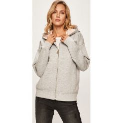 Trussardi Jeans - Bluza. Szare bluzy damskie Trussardi Jeans, s, bez wzorów, z bawełny, bez rękawów, z kapturem. W wyprzedaży za 329,90 zł.