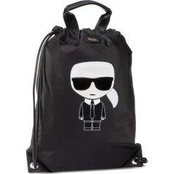 Plecak KARL LAGERFELD - 201W3090 Black 999. Czarne plecaki damskie KARL LAGERFELD, bez wzorów, z materiału. W wyprzedaży za 409,00 zł.
