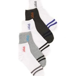 10-Pack Mix Kolorów Skarpetki March. Szare skarpetki męskie Born2be, w paski. Za 39,99 zł.