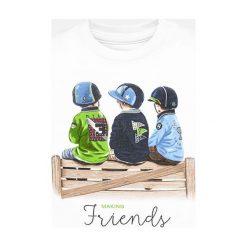 Mayoral - Longsleeve dziecięcy 74-98 cm. Białe t-shirty chłopięce Mayoral, z nadrukiem, z bawełny, z długim rękawem. Za 55,90 zł.