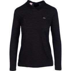 Bluzka w kolorze czarnym. Czarne koszulki damskie Lacoste, xl, bez wzorów, polo, bez rękawów. W wyprzedaży za 269,95 zł.