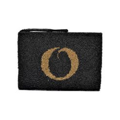 Puzderka: Kopertówka w kolorze czarno-złotym – (D)25 x (S)15 cm