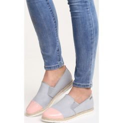 Szare Espadryle Phia. Szare espadryle damskie Born2be, z materiału, na obcasie. Za 69,99 zł.