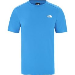 Koszulka The North Face Lightning T9494RW8G - niebieski. Niebieskie koszulki męskie The North Face, m, bez wzorów, bez kołnierzyka, bez rękawów. Za 145,99 zł.