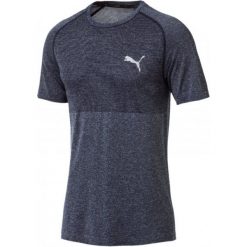 Puma Evoknit Basic Tee Peacoat M. Szare koszulki sportowe męskie marki Puma, m, na fitness i siłownię. Za 135,00 zł.