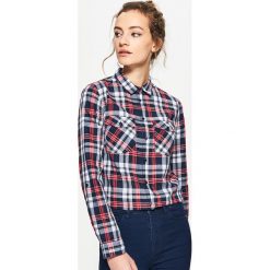 Koszula w kratę - Granatowy. Niebieskie koszule męskie Cropp, l. Za 49,99 zł.