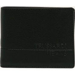 Trussardi Jeans - Portfel. Czarne portfele męskie Trussardi Jeans, bez wzorów, z poliesteru. W wyprzedaży za 199,90 zł.