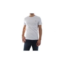 T-shirty z krótkim rękawem Guess M92I19 I3Z00 CN SS TEE. Szare t-shirty męskie Guess, s, z aplikacjami, bez kołnierzyka, krótkie. Za 118,13 zł.
