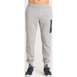SPODNIE DRESOWE EA7 Emporio Armani. Szare spodnie męskie EA7 Emporio Armani, na co dzień, s, z nadrukiem, z dresówki. Za 370,30 zł.