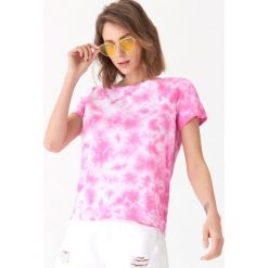 Koszulka tie-dye - Wielobarwny. Szare koszulki damskie House, xl, bez wzorów, bez kołnierzyka, bez rękawów. W wyprzedaży za 29,99 zł.