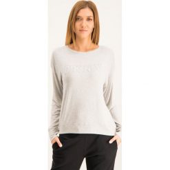 Bluzka DKNY YI3419330. Czarne bluzki damskie DKNY, m, bez wzorów, z elastanu, bez kołnierzyka, bez rękawów. W wyprzedaży za 189,00 zł.