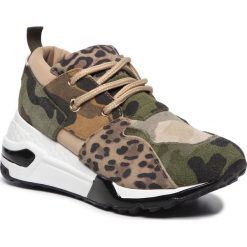 Sneakersy STEVE MADDEN - Cliff SM11000185-03002-KHA Khaki. Zielone półbuty damskie Steve Madden, ze skóry. W wyprzedaży za 419,00 zł.