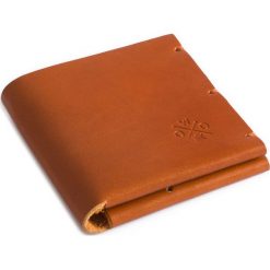 Portfele męskie: Woox Skórzany Portfel/Etui Na Karty Unisex Handmade Brązowy Moneta Maturus Dilutus