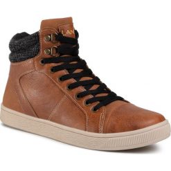 Sneakersy LANETTI - MP40-9063Y Brown. Pomarańczowe sneakersy męskie Lanetti, bez zapięcia. Za 119,99 zł.