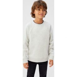 Mango Kids - Bluza Marc. Szare bluzy chłopięce Mango Kids, bez wzorów, z bawełny, bez rękawów, bez kaptura. Za 45,90 zł.