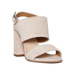 Skórzane sandały w kolorze beżowym. Sandały damskie Tosca Blu, Bagatt. W wyprzedaży za 279,95 zł.