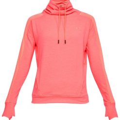 Under Armour Featherweight Fleece Funnel Neck 1305498-819. Różowe bluzy damskie Under Armour, l, bez wzorów, z bawełny, bez rękawów, bez kaptura. W wyprzedaży za 179,99 zł.
