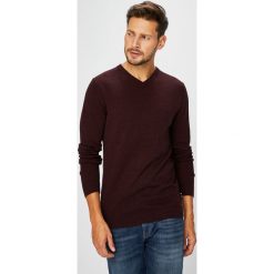 Jack & Jones - Sweter. Brązowe swetry klasyczne męskie Jack & Jones, m, z bawełny. W wyprzedaży za 69,90 zł.