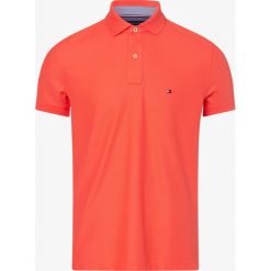 Tommy Hilfiger - Męska koszulka polo, czerwony. Czerwone koszulki męskie TOMMY HILFIGER, s, z haftami, z bawełny, polo, bez rękawów. Za 299,95 zł.