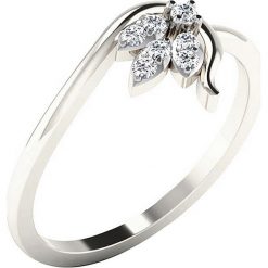 Złoty pierścionek z diamentami. Szare pierścionki damskie Art of Diamond & Co., z diamentem, złote. W wyprzedaży za 571,95 zł.