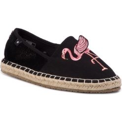 Espadryle BIG STAR - DD274A157 Black. Czarne espadryle damskie BIG STAR, bez wzorów, z tworzywa sztucznego, bez obcasa, na płaskiej podeszwie. Za 99,00 zł.
