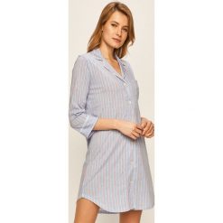 Lauren Ralph Lauren - Koszula nocna. Niebieskie piżamy damskie Lauren Ralph Lauren, s, bez wzorów, z bawełny, bez rękawów. Za 379,90 zł.