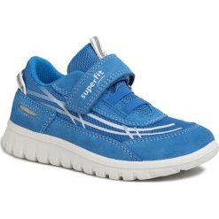 Sneakersy SUPERFIT - 6-06192-81 S Blau. Niebieskie trampki chłopięce Superfit, bez wzorów, ze skóry, na rzepy. Za 249,00 zł.