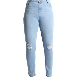 Boyfriendy damskie: Dorothy Perkins Curve RIP DARCY Jeansy Slim Fit light blue