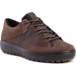 Półbuty ECCO - Soft 7 Tred M GORE-TEX 45022451869 Coffee/Coffee. Pomarańczowe półbuty męskie ecco, na co dzień, bez wzorów, ze skóry, bez zapięcia. Za 649,00 zł.